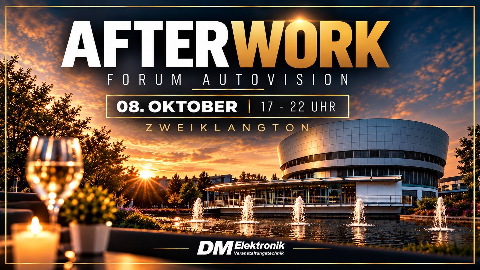 Flyer: After Work · Forum AutoVision · 08. Oktober 2026